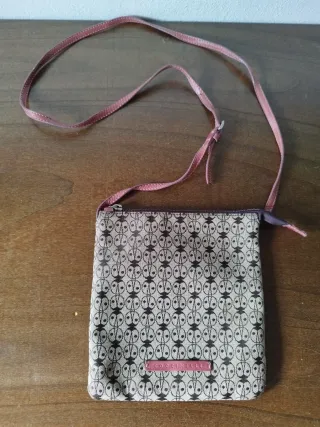 Birsa a tracolla Coccinelle tessuto e pelle