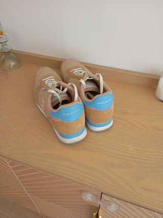Zapatillas Makarthy Beige y Azul