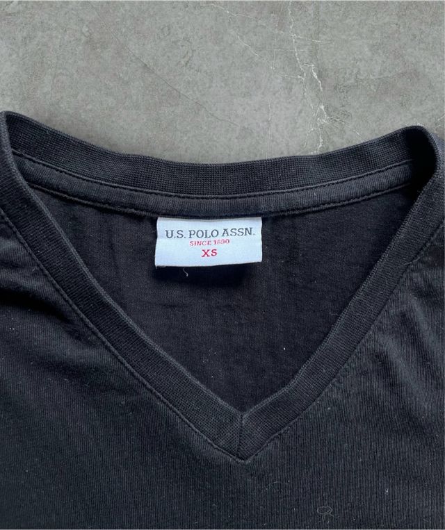 Polo Ralph Lauren T-shirt nera V-neck