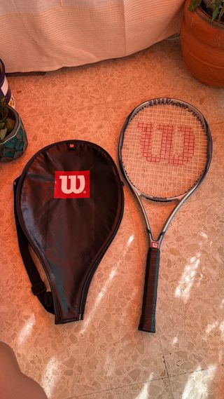 Raqueta Tenis Wilson Power Holes Ti + Funda