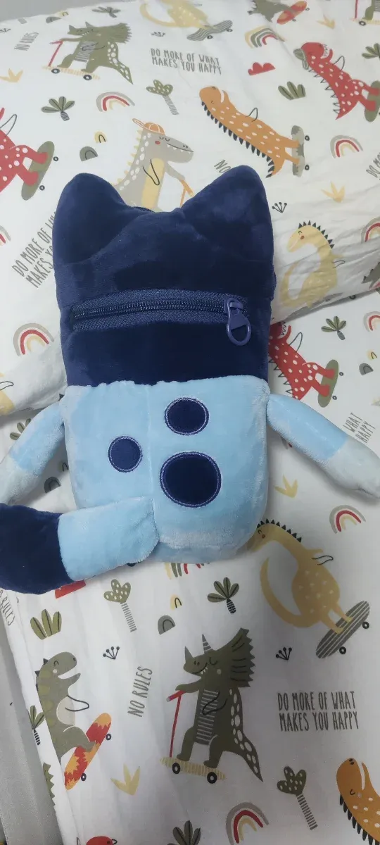 Peluche Bluey con cremallera