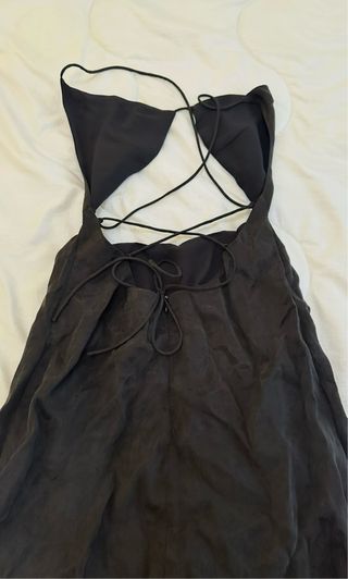 Abito Calvin Klein nero con cut-out, mai indossato