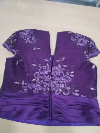 Conjunto 3 piezas morado Talla 48