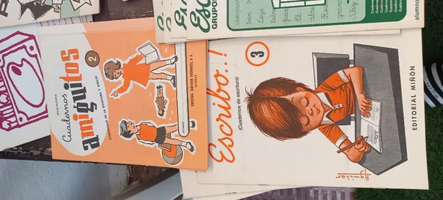 LOTE CUADERNOS VACACIONES ANTIGUO