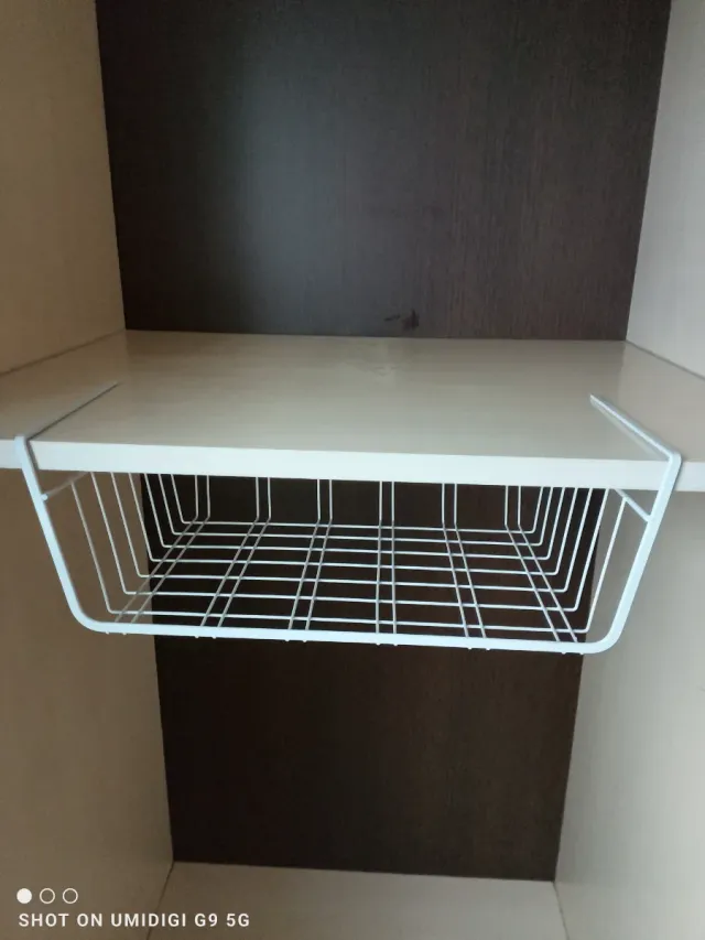 Cestas para espacio adicional bajo la balda