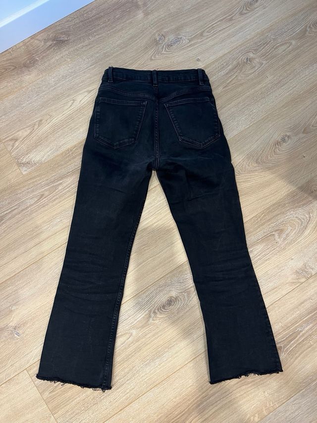 Pantalón negro Mango flare