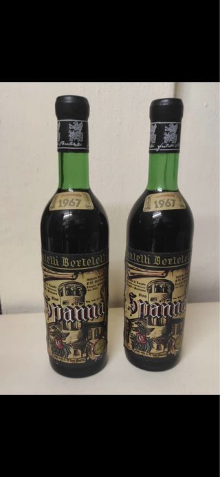 N.2 bottiglie Spanna F.lli Berteletti 1967
