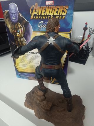 Figura Marvel Gallery Capitán América PVC