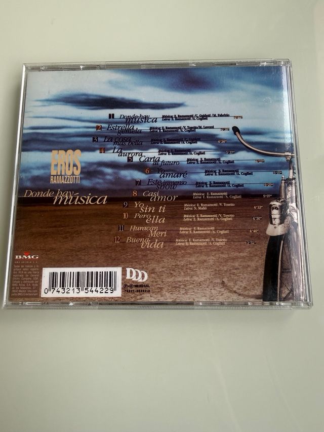 CD Eros Ramazzotti - Dove c'è musica