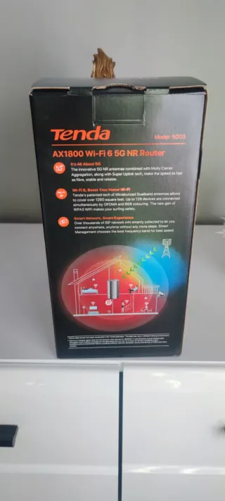 Router Tenda AX1800 Wi-Fi 6 5G NR