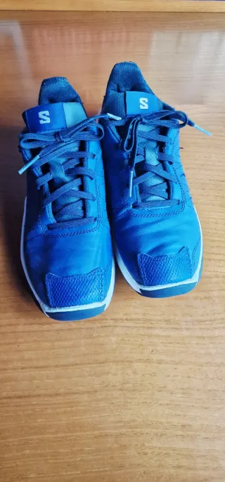 Zapatillas Salomon Azul y Blanco