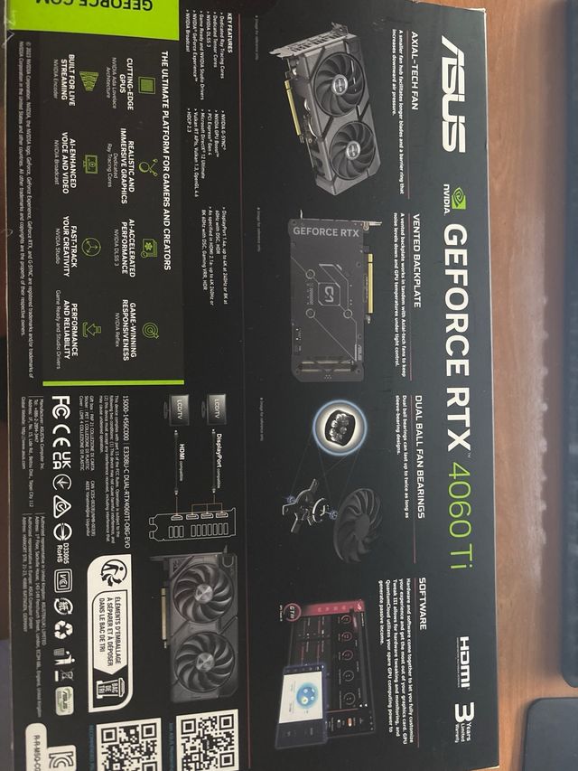 ASUS GeForce RTX 4060 Ti DUAL OC 8GB