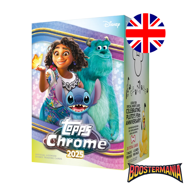 Topps Chrome Disney 2025 - Value Box (Inglés)