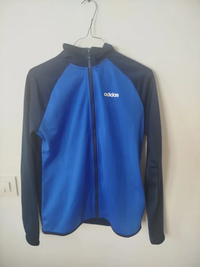Sudadera Adidas Azul y Negra