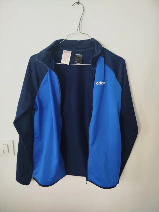 Sudadera Adidas Azul y Negra