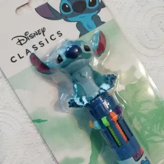 Penna 10 Colori Lilo & Stitch con Top 3D
