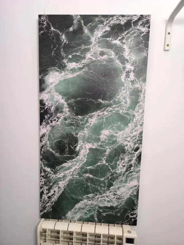 Cuadro lienzo abstracto agua mar 