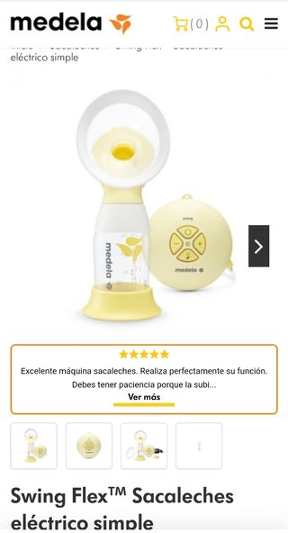 Extractor de leche Medela Swing Flex