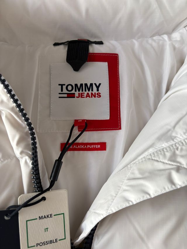 Giubbotto Tommy Hilfiger Bianco Donna Taglia M