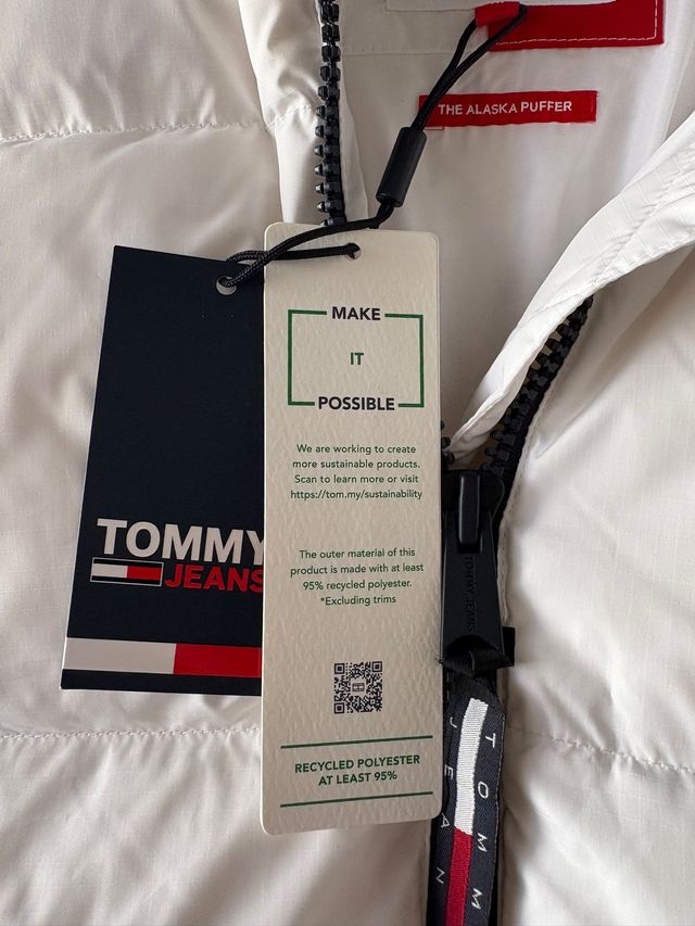 Giubbotto Tommy Hilfiger Bianco Donna Taglia M
