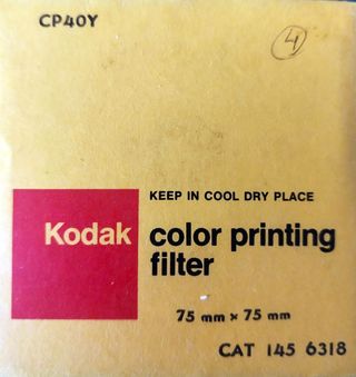 Conjunto de Filtros Kodak Color Printing 75mm
