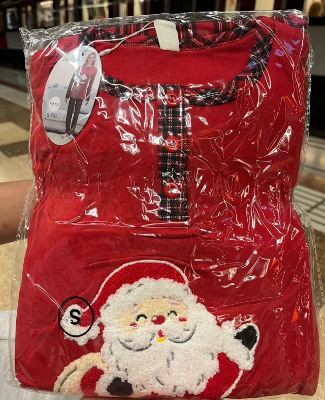 Pijama Navidad Santa Talla XL y  XXL