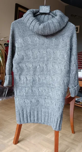 Jersey Massimo Dutti Gris Mujer