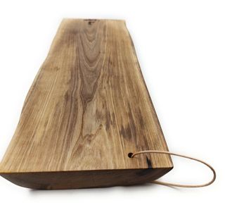 Vassoio artigianale in legno di noce