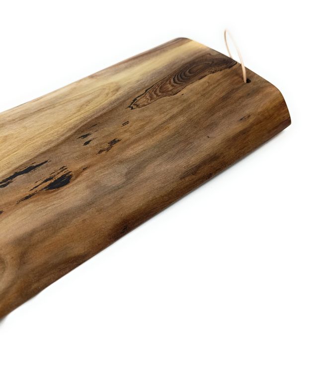 Vassoio artigianale in legno di noce