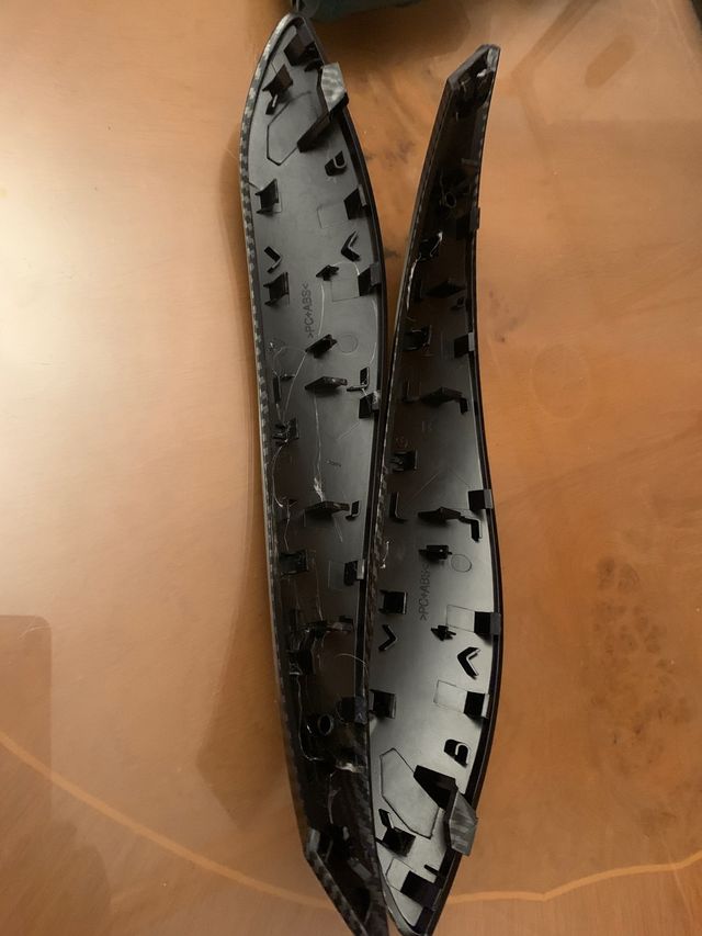 Tiradores Puerta Coche Carbono Interior