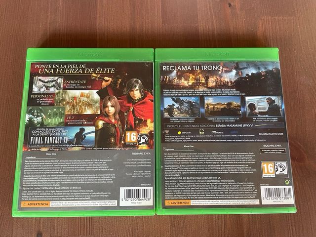 Final Fantasy Type-0 HD y XV Day One Xbox One