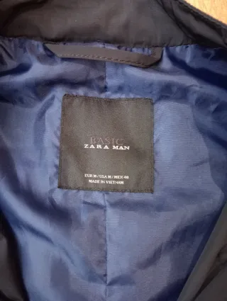 Cazadora Bomber Negra Hombre