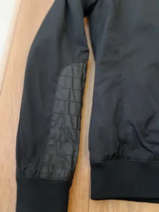 Cazadora Bomber Negra Hombre