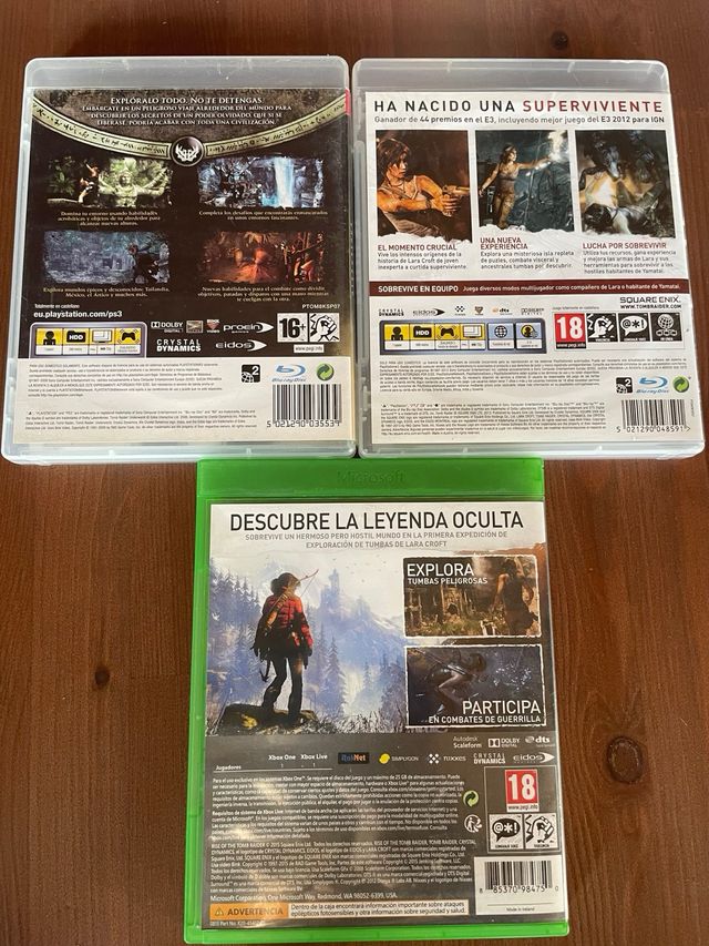 Tomb Raider PS3 y Xbox One