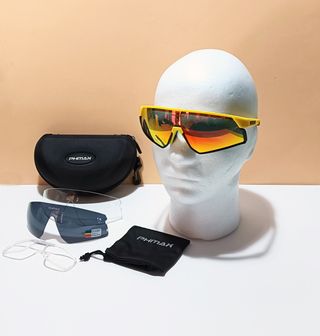 Gafas ciclismo PHMAX Amarillo-Negro
