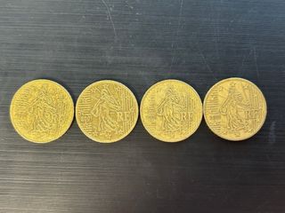 4 Monedas Coleccionista 2001 RF, precio a negociar