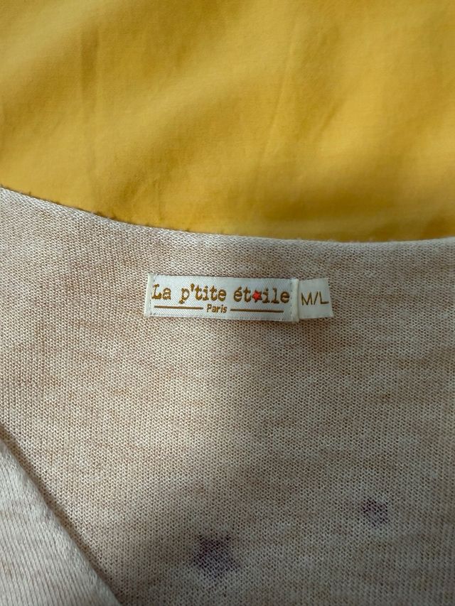 Jersey La petite étoile beige talla M