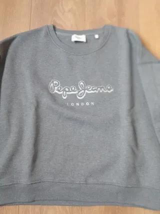 Sudadera Pepe Jeans gris mujer