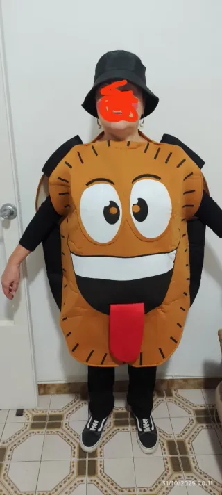 Disfraz divertido galleta