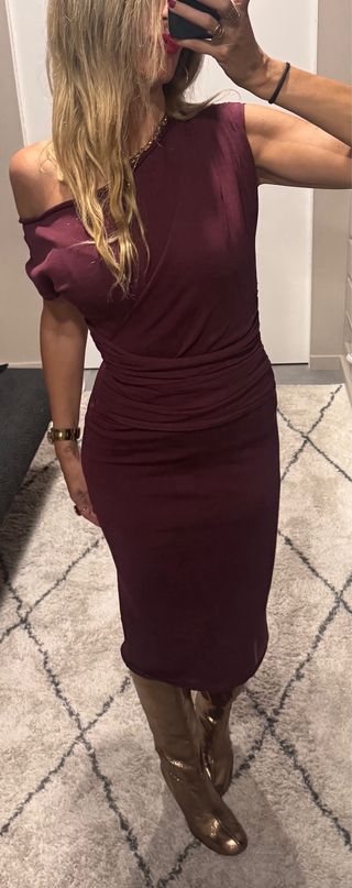 Vestido Zara punto fajín Talla Única NUEVO