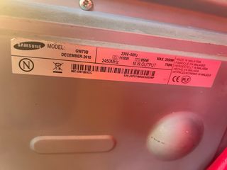 Microondas Samsung Blanco