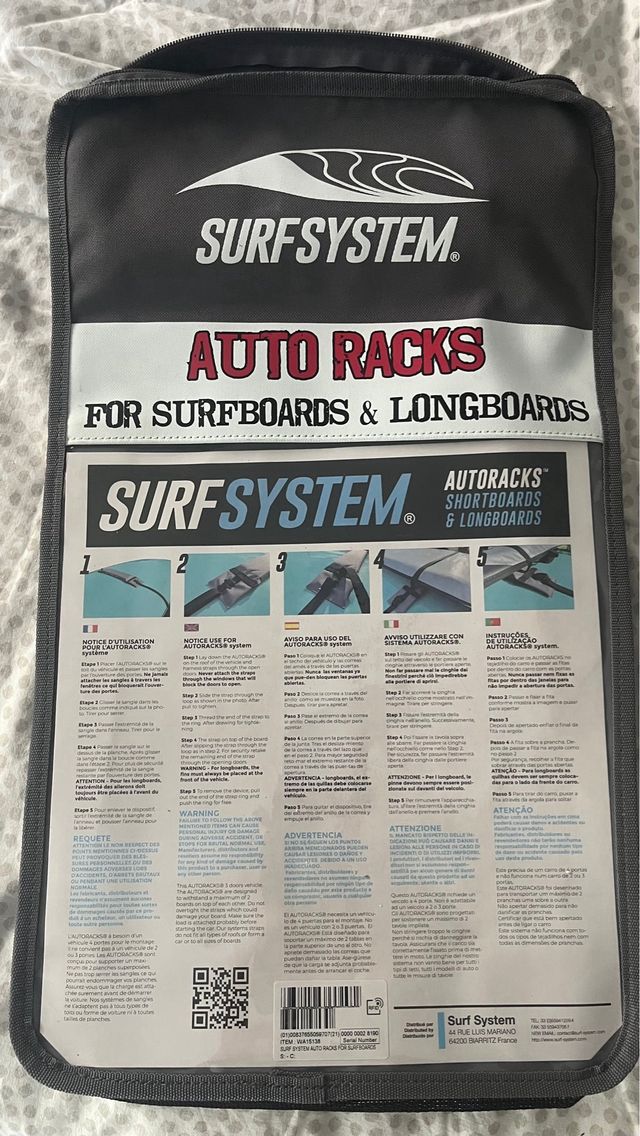 Baca acolchada para tablas de surf