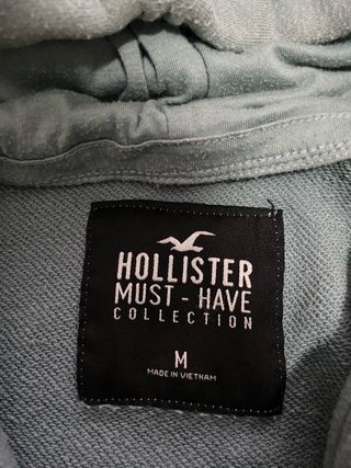Sudadera Hollister azul claro