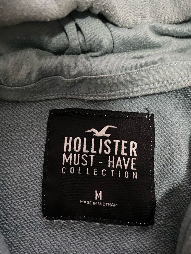 Sudadera Hollister azul claro