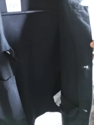 Tejana Zara Negra Elegante