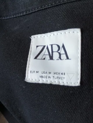 Tejana Zara Negra Elegante