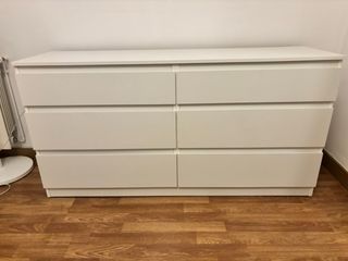 Cassettiera IKEA MALM bianca