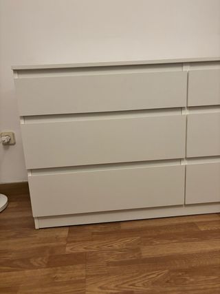 Cassettiera IKEA MALM bianca