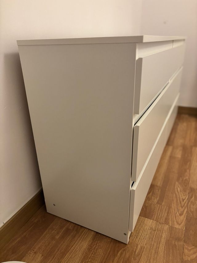 Cassettiera IKEA MALM bianca