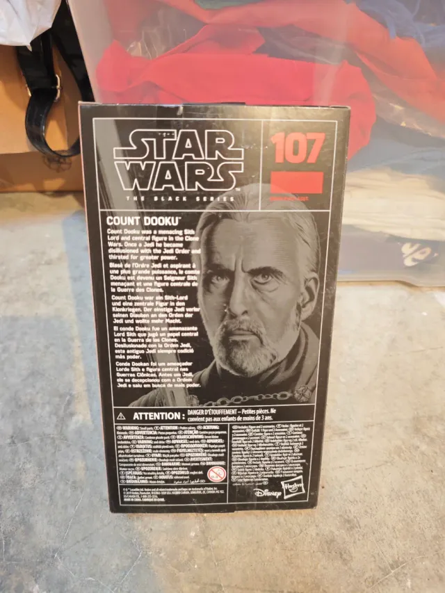 Star Wars Black Series Conde Dooku Figura